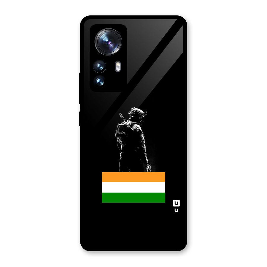 Commando Respect Glass Back Case for Xiaomi 12 Pro