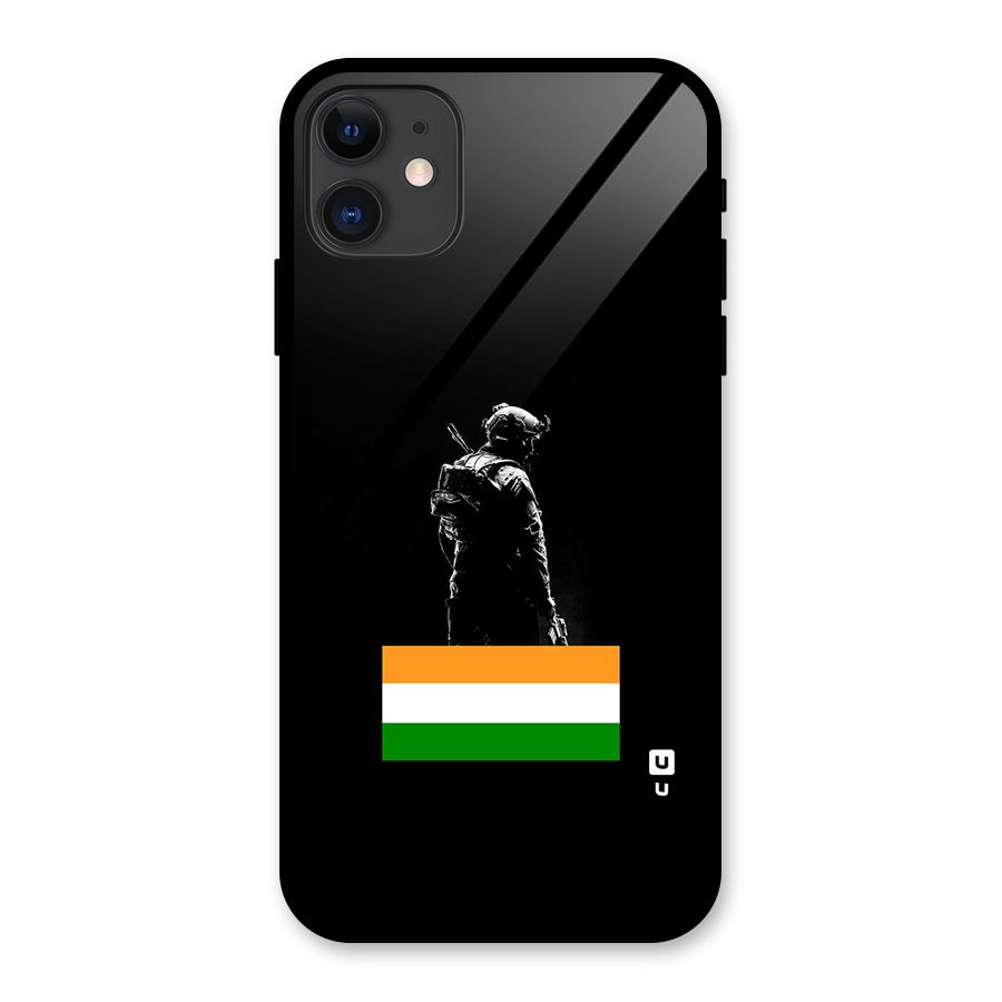 Commando Respect Glass Back Case for iPhone 11