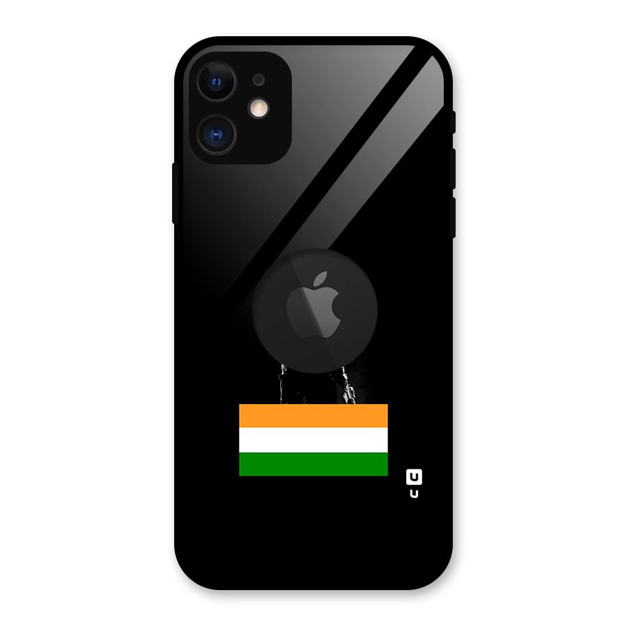 Commando Respect Glass Back Case for iPhone 11 Logo Cut