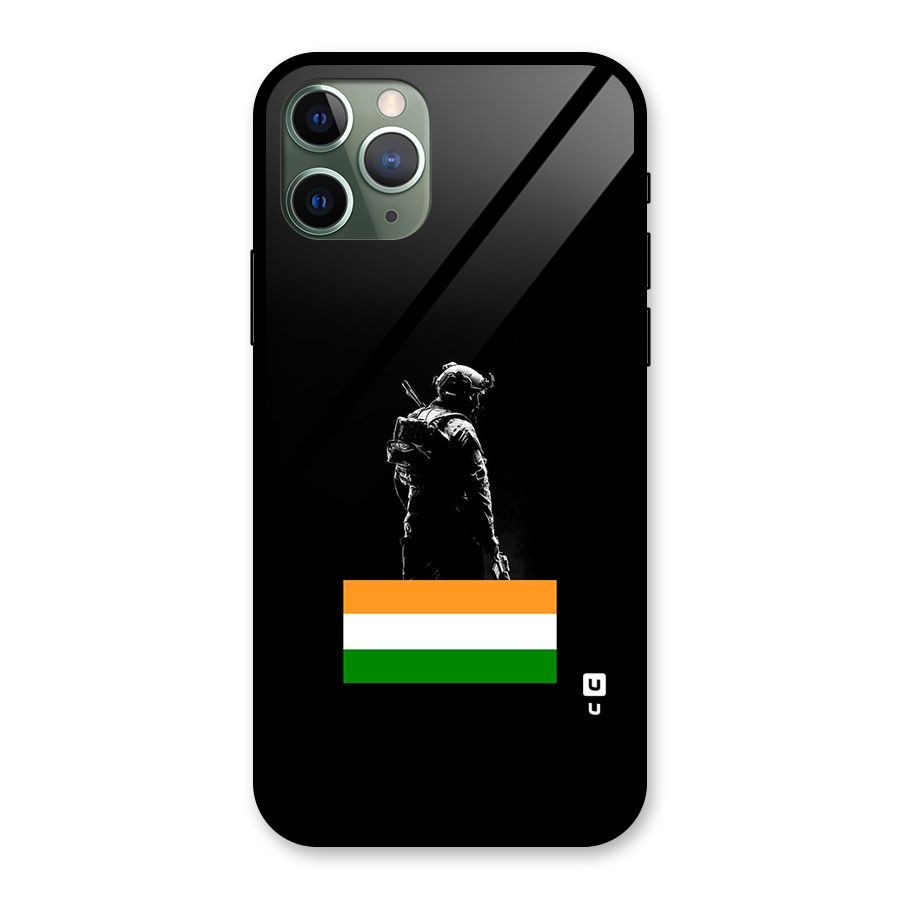 Commando Respect Glass Back Case for iPhone 11 Pro