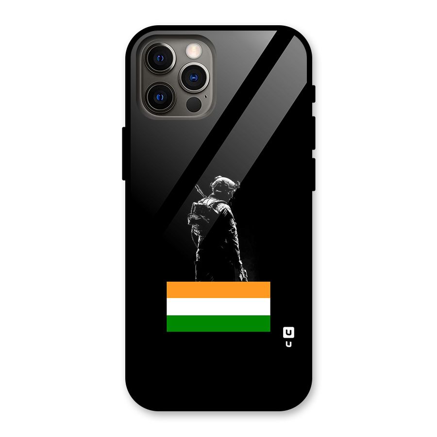 Commando Respect Glass Back Case for iPhone 12 Pro