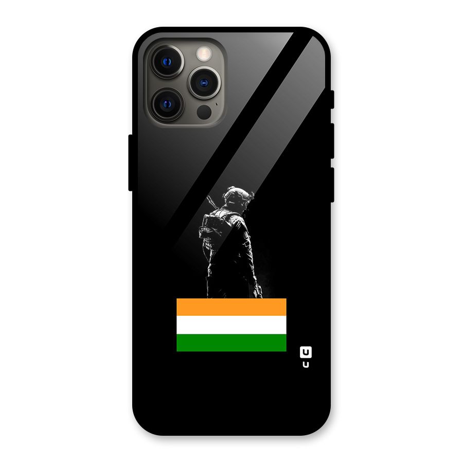 Commando Respect Glass Back Case for iPhone 12 Pro Max