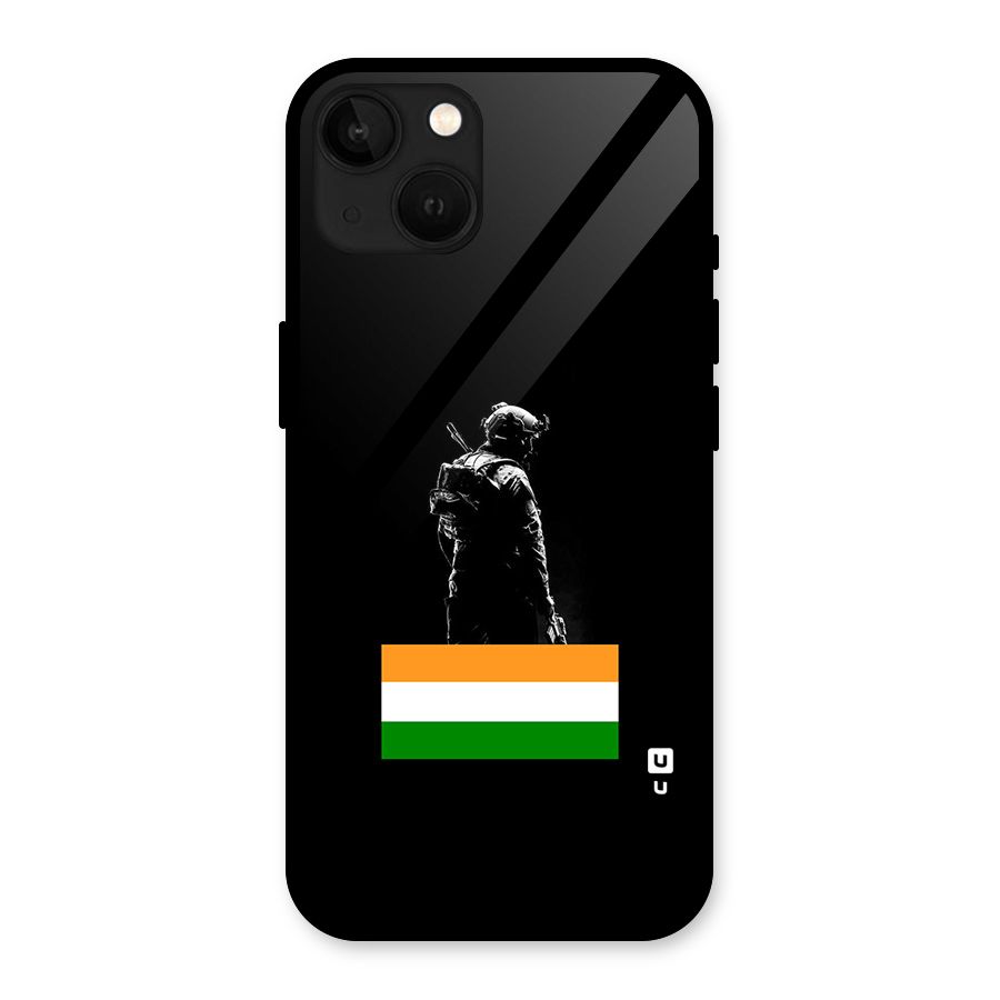 Commando Respect Glass Back Case for iPhone 13