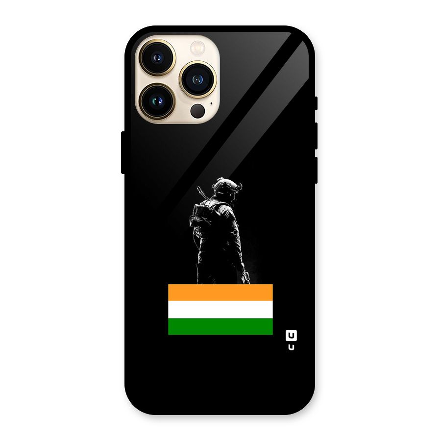 Commando Respect Glass Back Case for iPhone 13 Pro Max