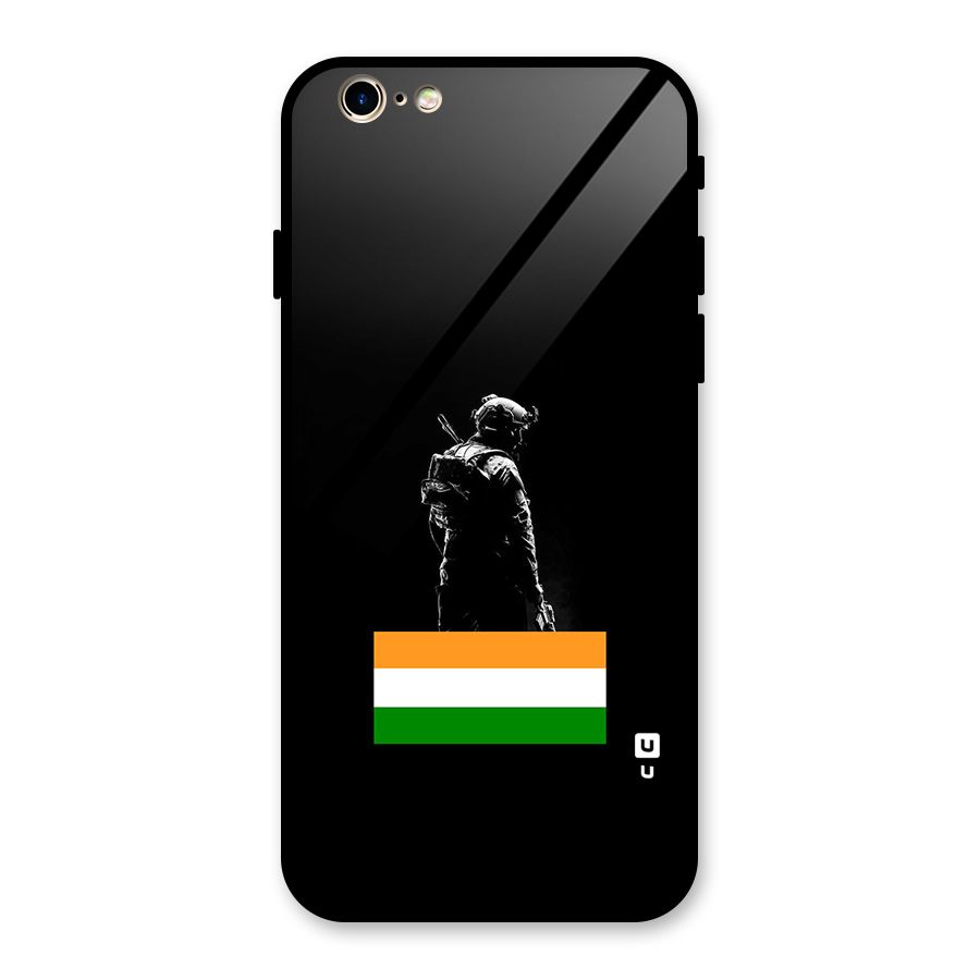 Commando Respect Glass Back Case for iPhone 6 6S