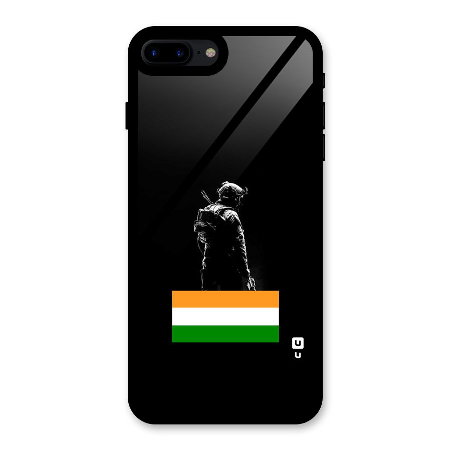 Commando Respect Glass Back Case for iPhone 7 Plus