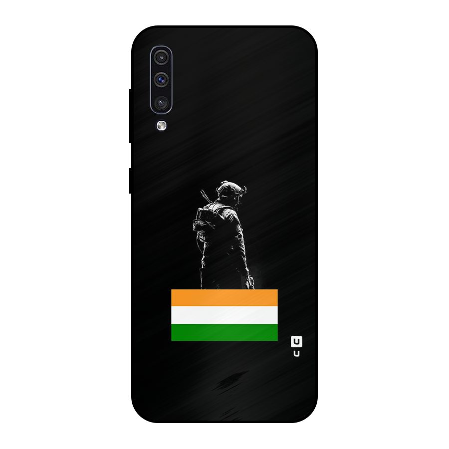 Commando Respect Metal Back Case for Galaxy A50