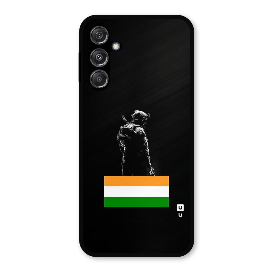 Commando Respect Metal Back Case for Galaxy M34 5G