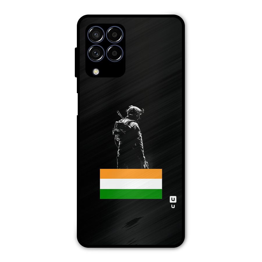 Commando Respect Metal Back Case for Galaxy M53 5G