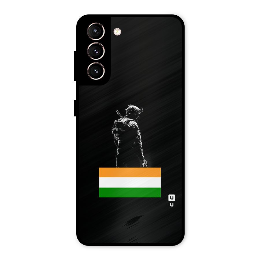 Commando Respect Metal Back Case for Galaxy S21 5G