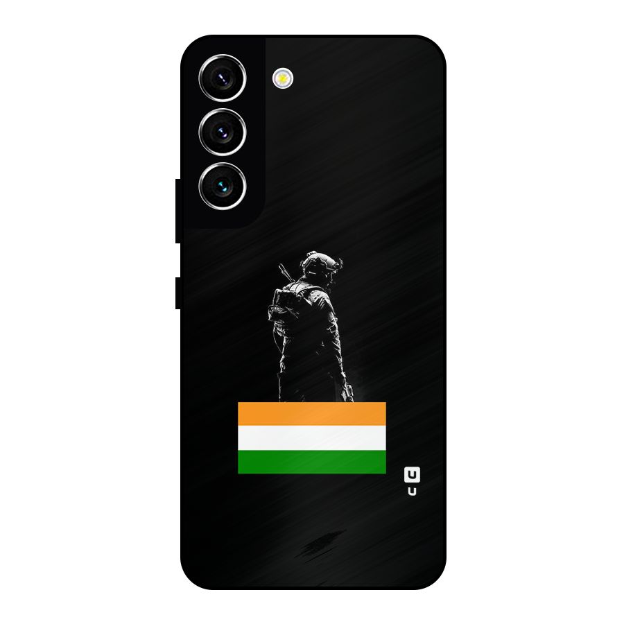 Commando Respect Metal Back Case for Galaxy S22 5G