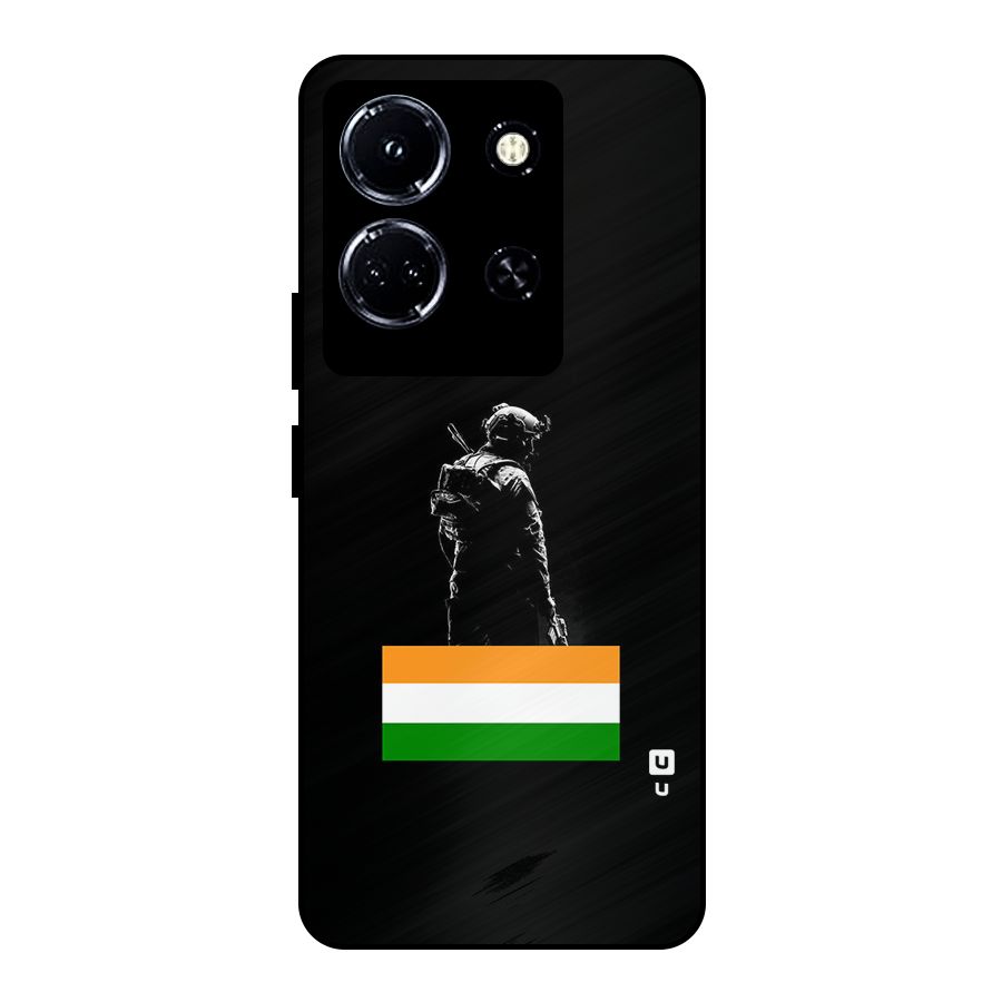 Commando Respect Metal Back Case for Infinix Note 30 5G