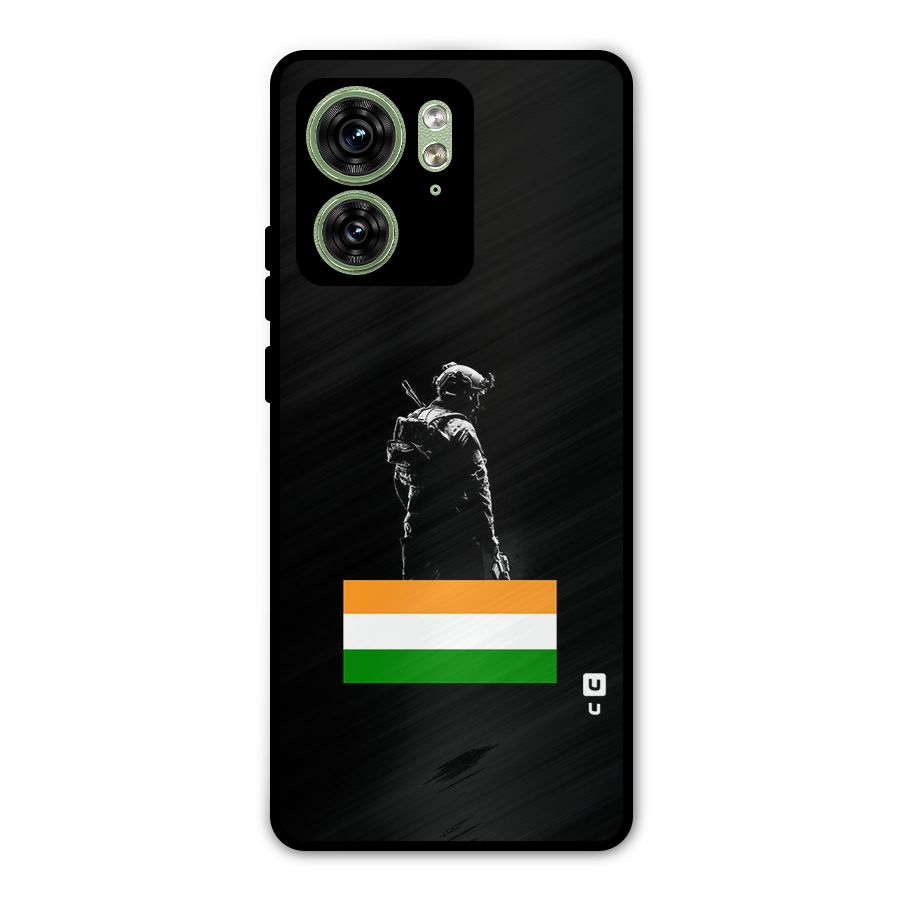 Commando Respect Metal Back Case for Motorola Edge 40 5G