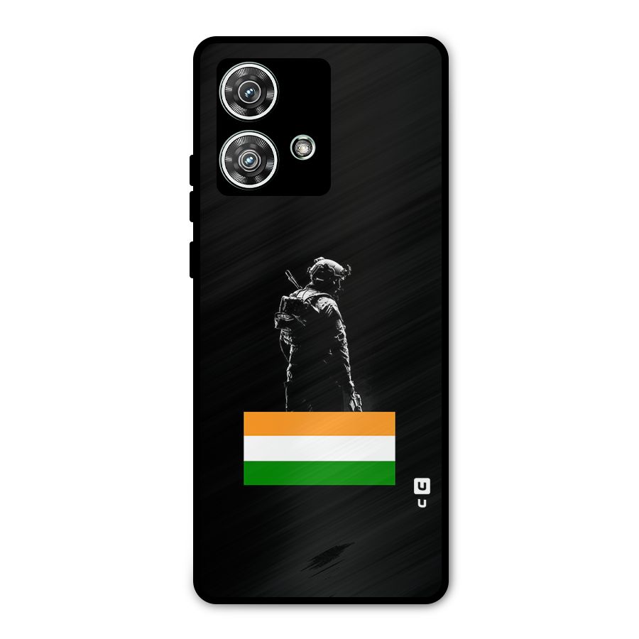 Commando Respect Metal Back Case for Motorola Edge 40 Neo