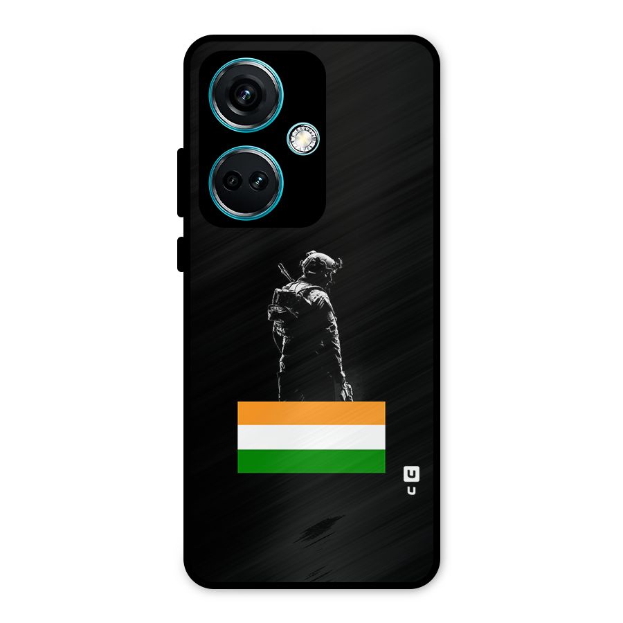 Commando Respect Metal Back Case for OnePlus Nord CE 3 5G