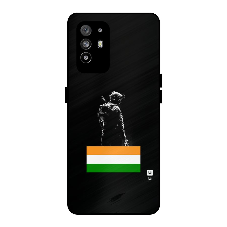 Commando Respect Metal Back Case for Oppo F19 Pro Plus 5G