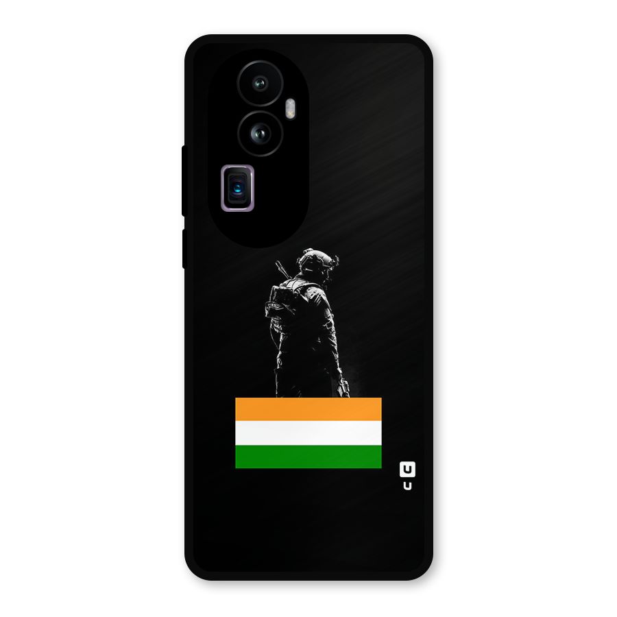 Commando Respect Metal Back Case for Oppo Reno10 Pro Plus