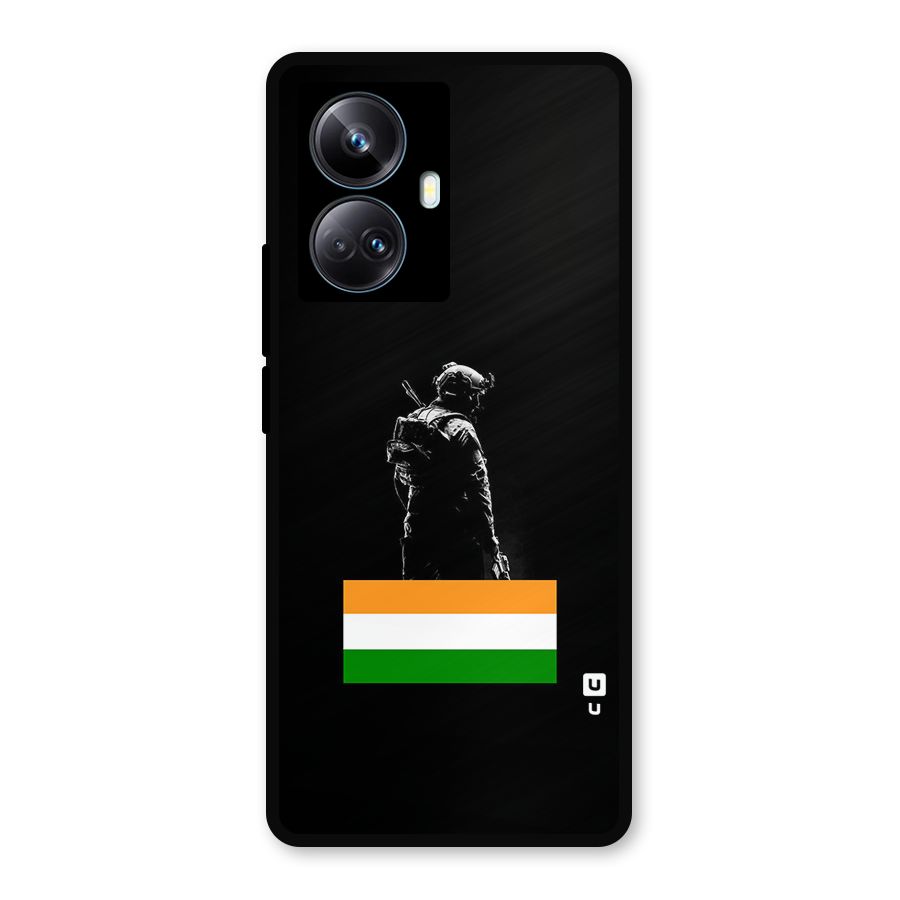 Commando Respect Metal Back Case for Realme 10 Pro Plus