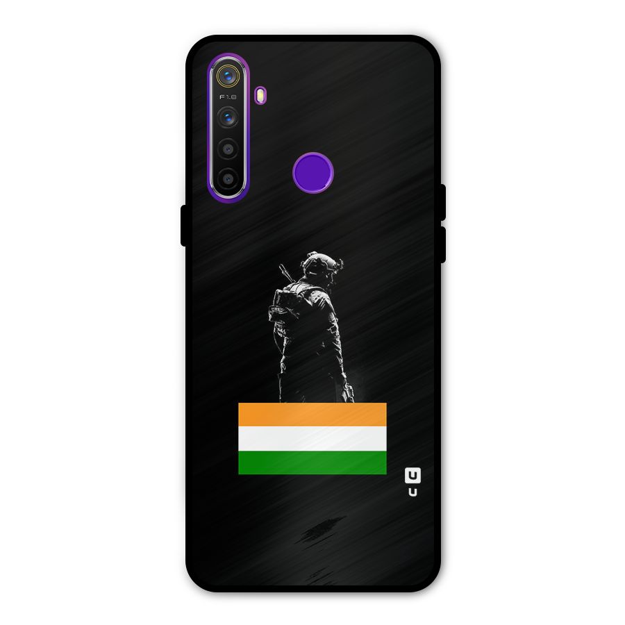 Commando Respect Metal Back Case for Realme 5