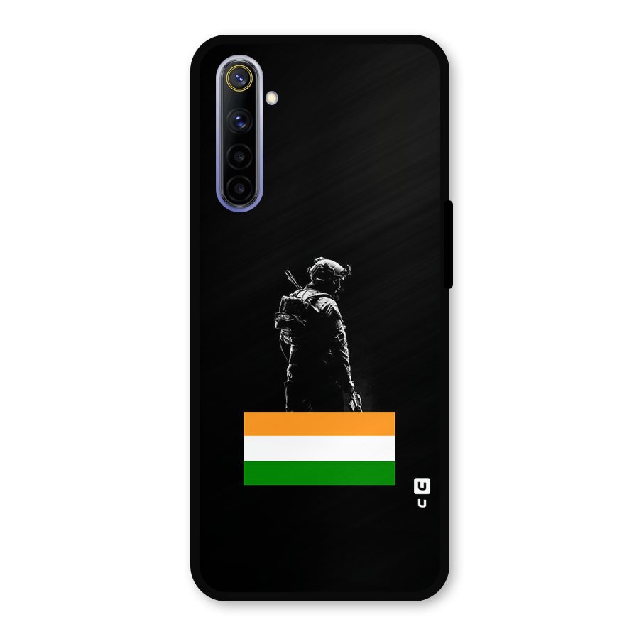 Commando Respect Metal Back Case for Realme 6