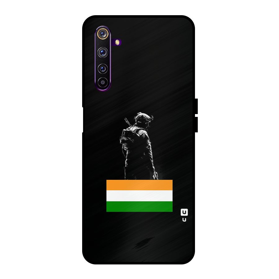 Commando Respect Metal Back Case for Realme 6 Pro