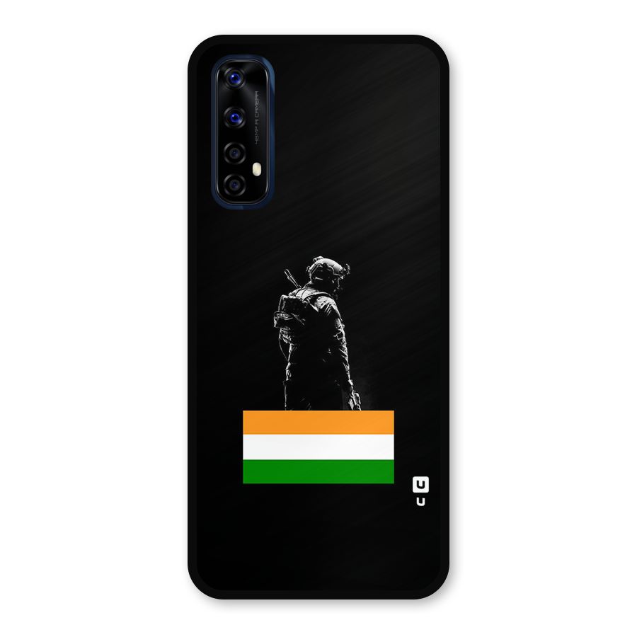 Commando Respect Metal Back Case for Realme 7