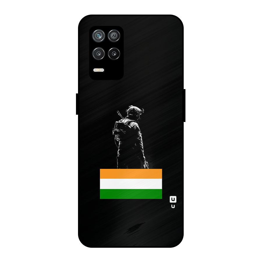 Commando Respect Metal Back Case for Realme 8 5G