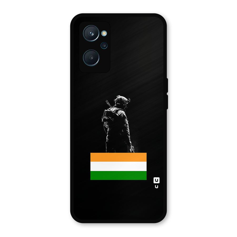 Commando Respect Metal Back Case for Realme 9i