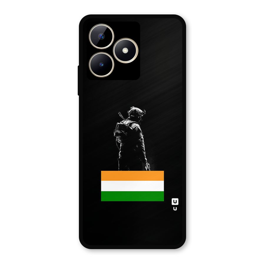 Commando Respect Metal Back Case for Realme C53