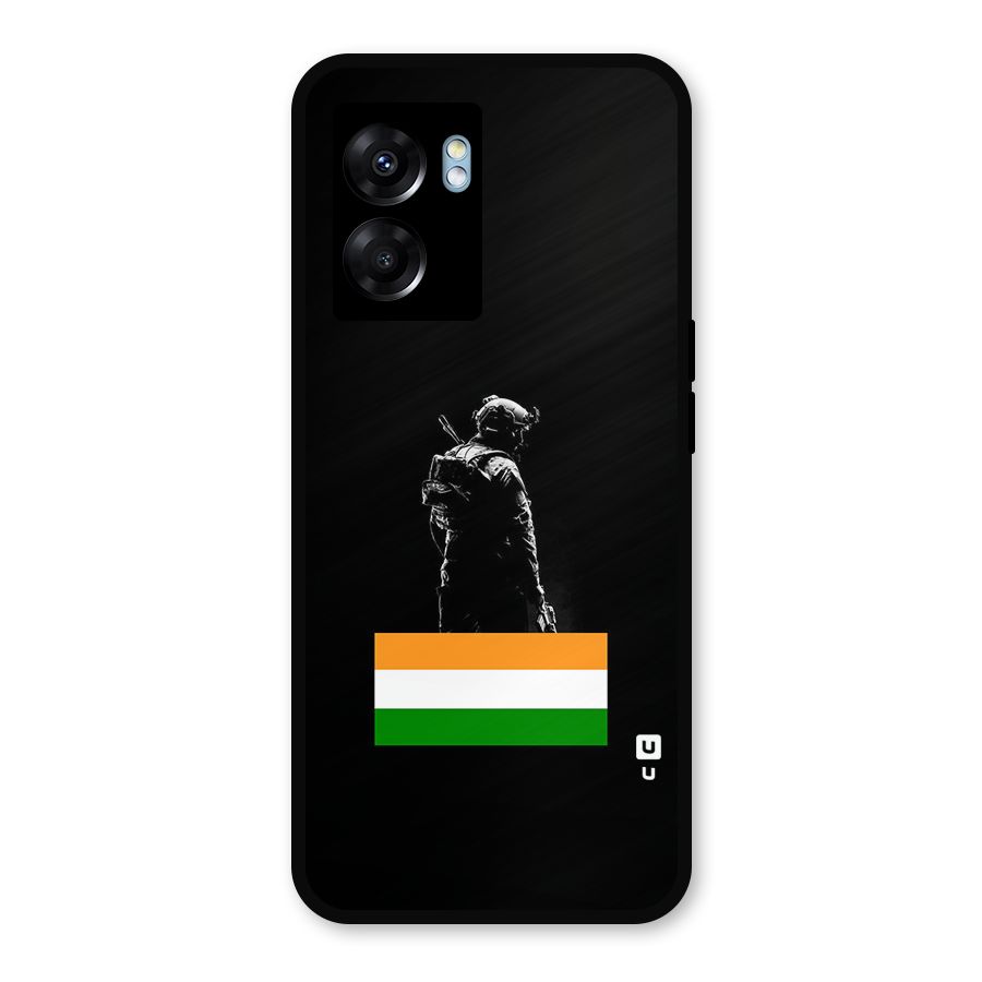 Commando Respect Metal Back Case for Realme Narzo 50 5G