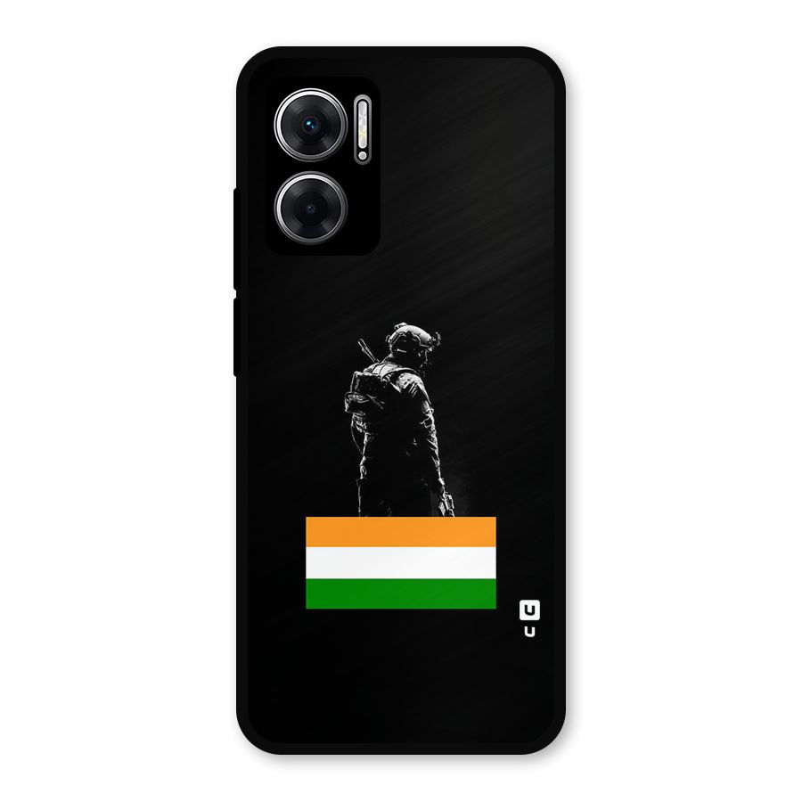 Commando Respect Metal Back Case for Redmi 11 Prime 5G