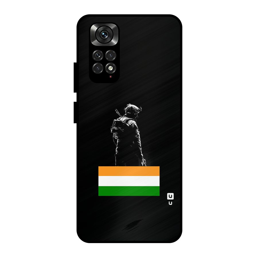 Commando Respect Metal Back Case for Redmi Note 11 Pro