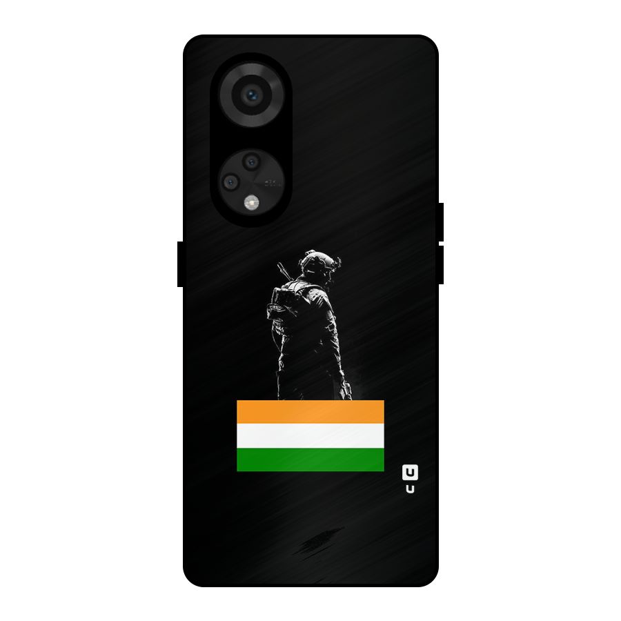 Commando Respect Metal Back Case for Reno8 T 5G