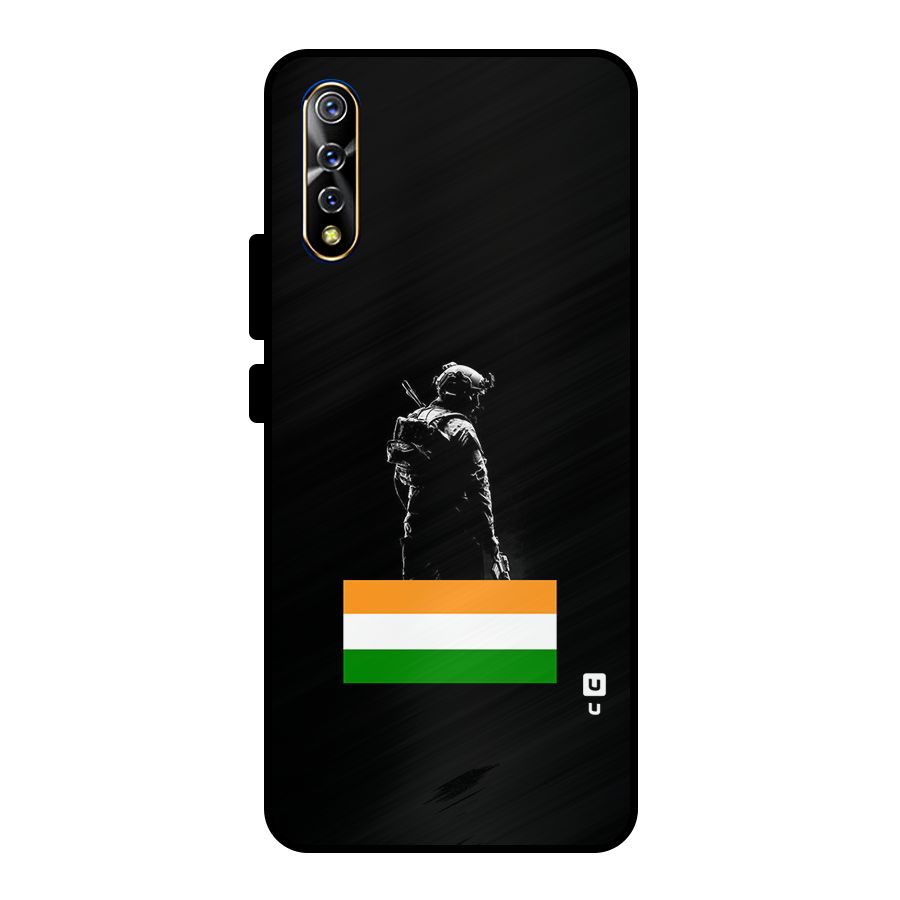 Commando Respect Metal Back Case for Vivo S1