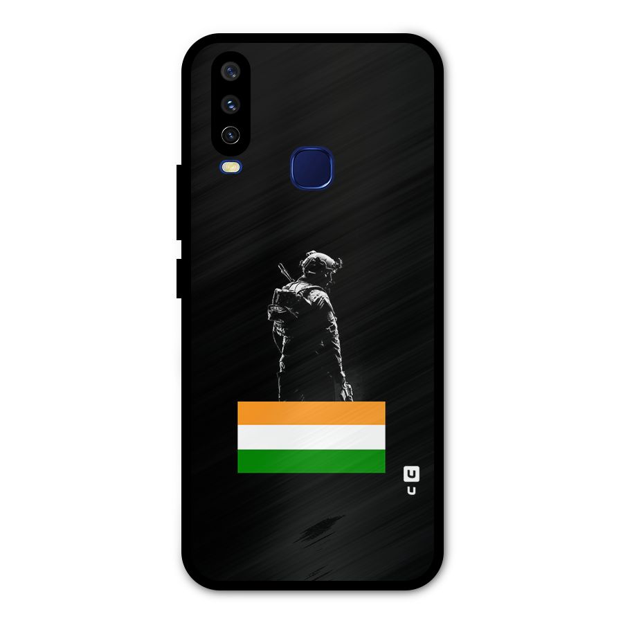 Commando Respect Metal Back Case for Vivo V17