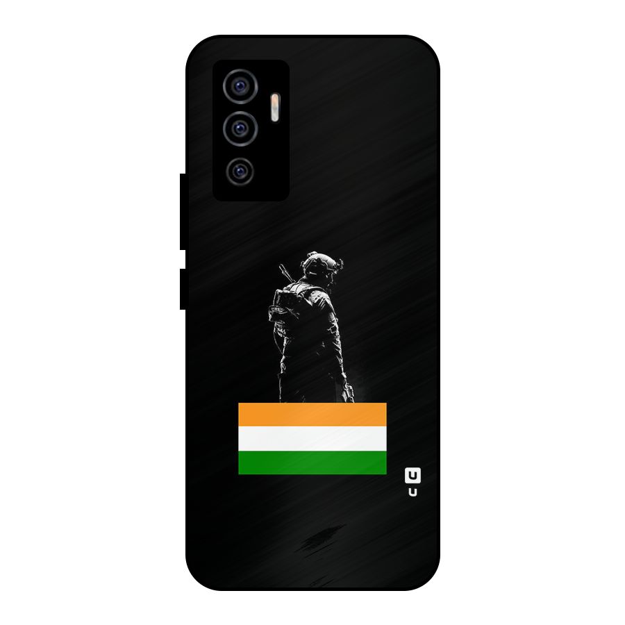 Commando Respect Metal Back Case for Vivo V23e