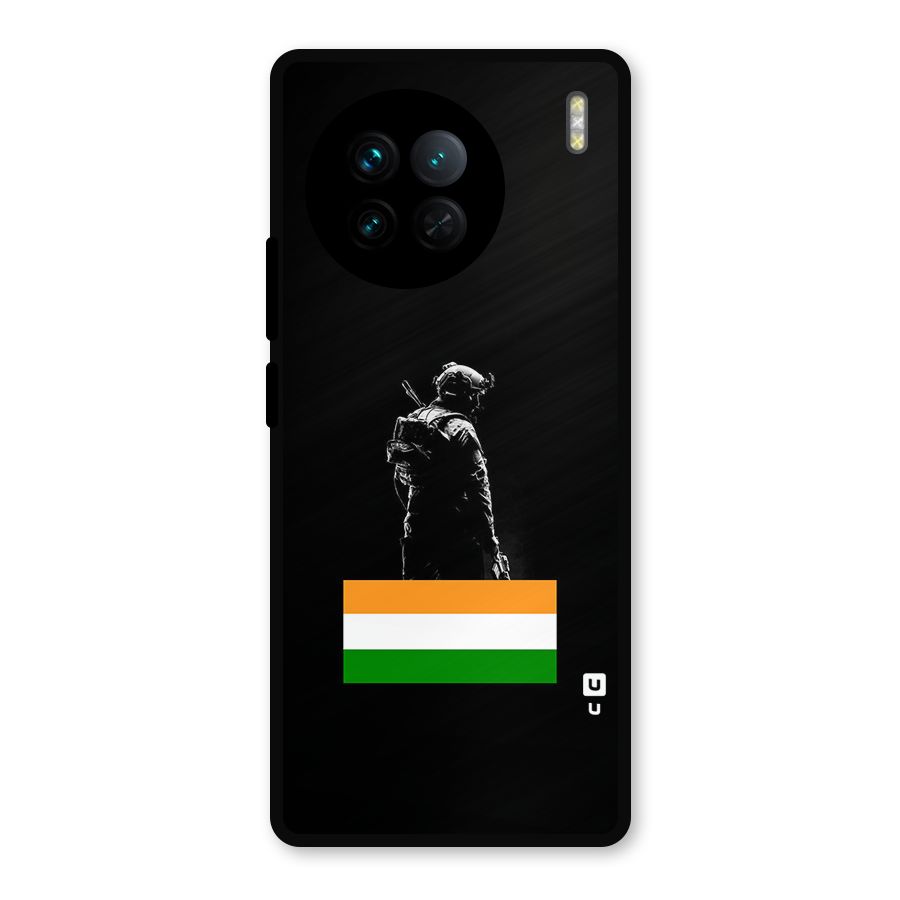 Commando Respect Metal Back Case for Vivo X90