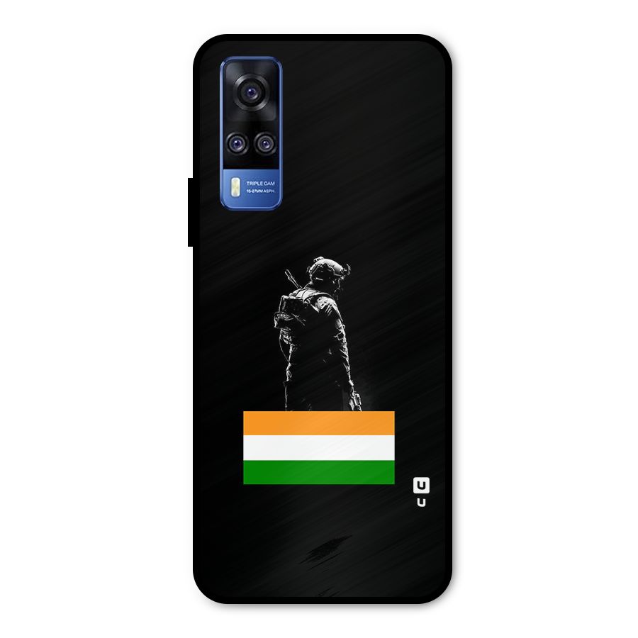 Commando Respect Metal Back Case for Vivo Y31