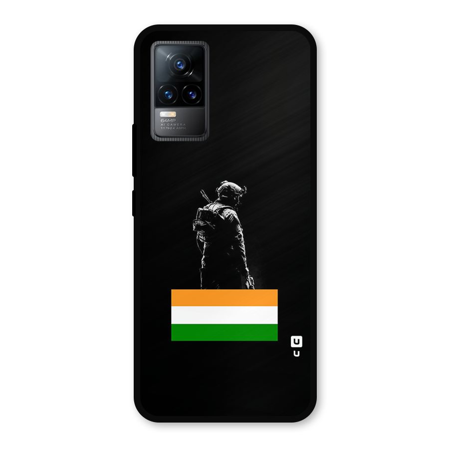 Commando Respect Metal Back Case for Vivo Y73