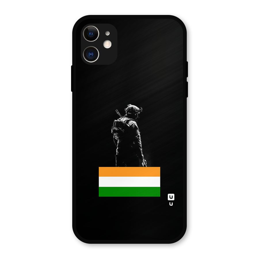 Commando Respect Metal Back Case for iPhone 11