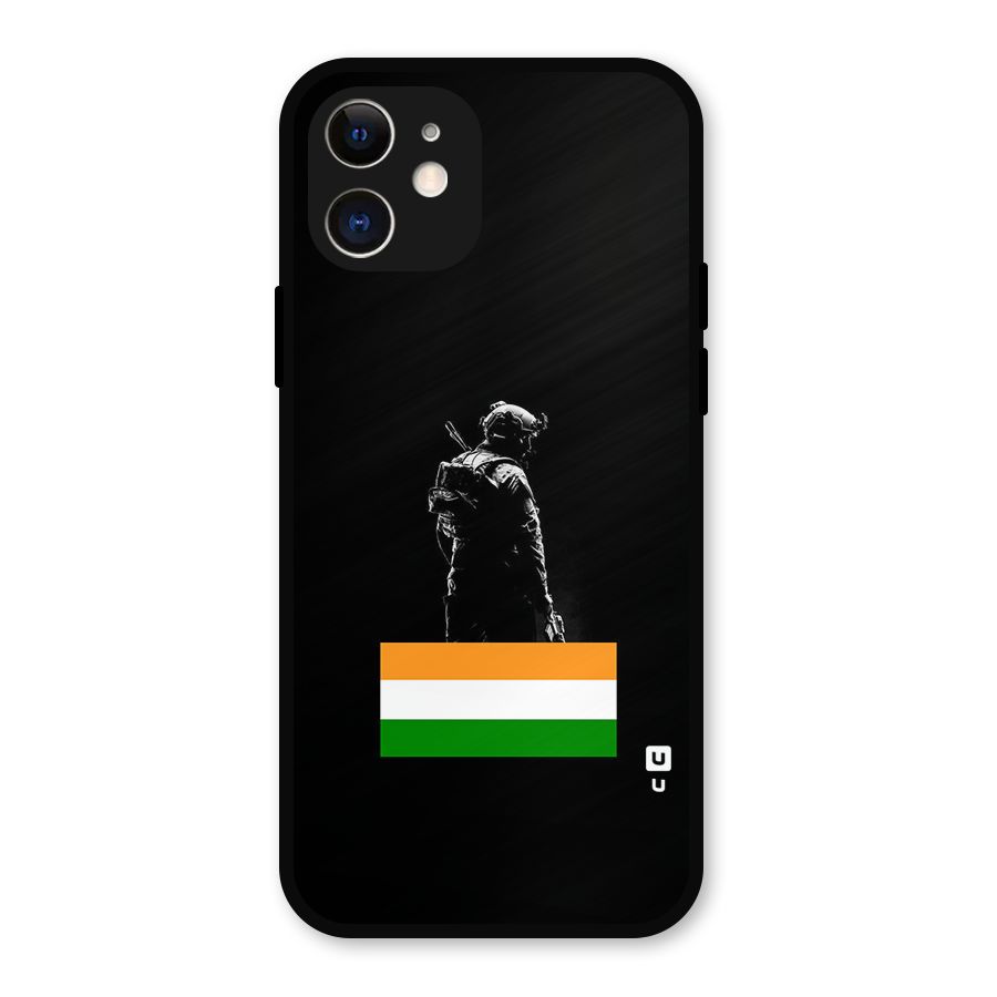 Commando Respect Metal Back Case for iPhone 12
