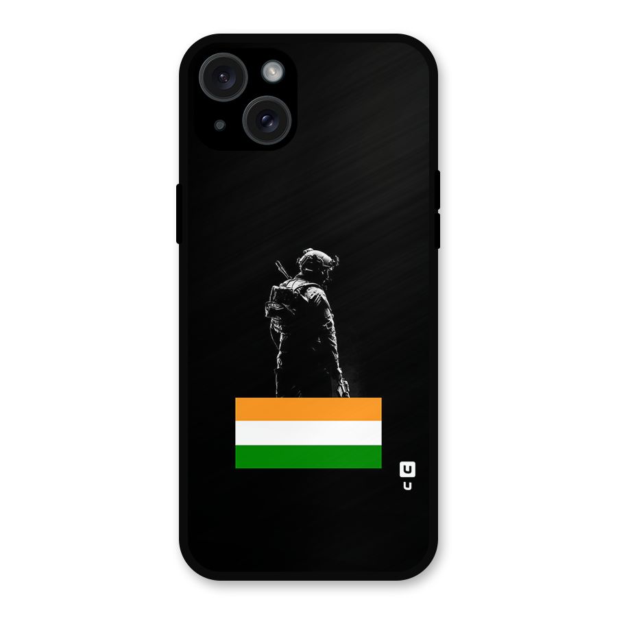 Commando Respect Metal Back Case for iPhone 15 Plus