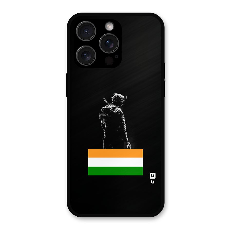 Commando Respect Metal Back Case for iPhone 15 Pro Max