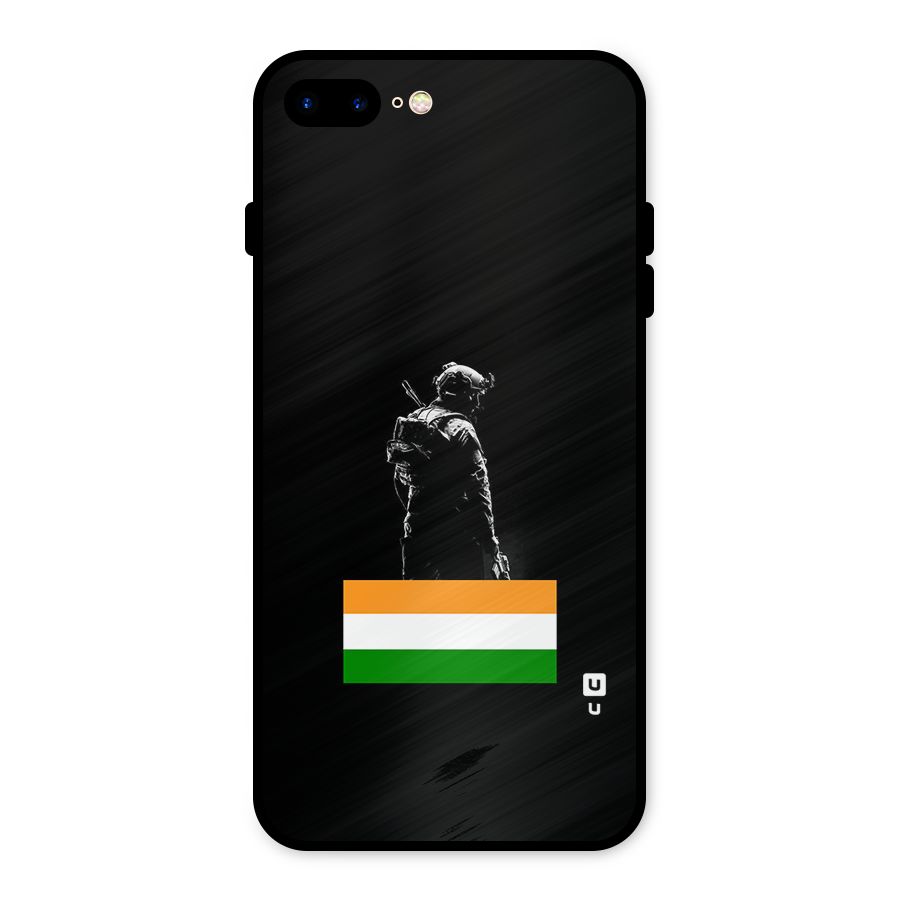 Commando Respect Metal Back Case for iPhone 8 Plus