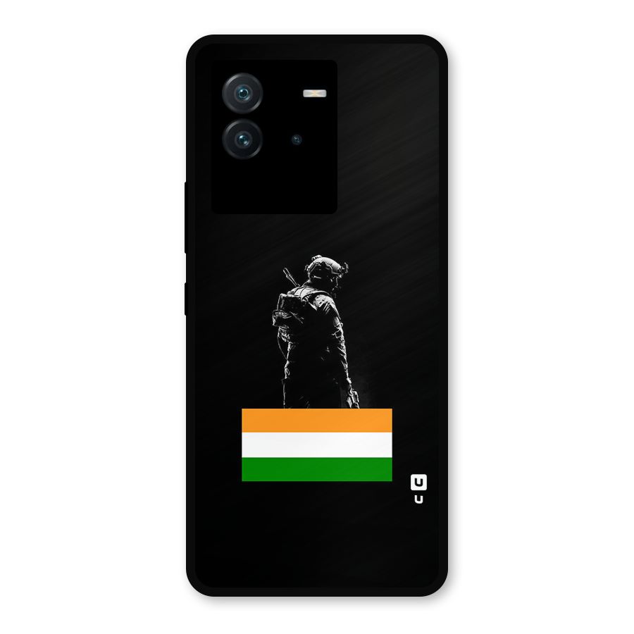 Commando Respect Metal Back Case for iQOO Neo 6 5G