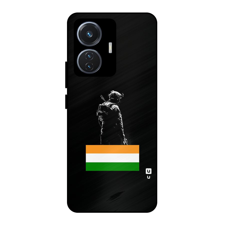 Commando Respect Metal Back Case for iQOO Z6 44W