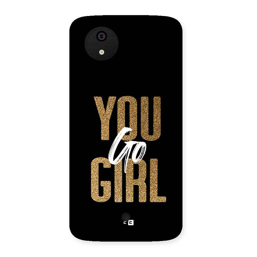 Confident Girl Back Case for Canvas A1  AQ4501