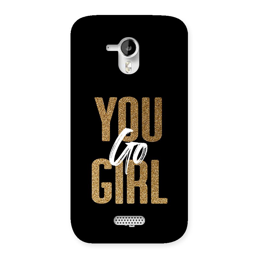 Confident Girl Back Case for Canvas HD A116