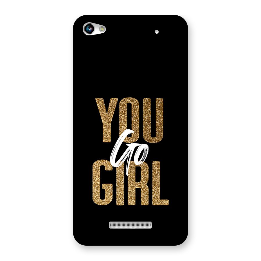 Confident Girl Back Case for Canvas Hue 2 A316