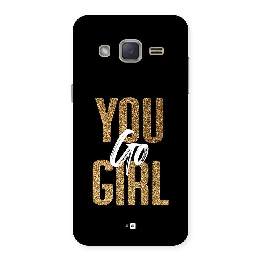 Confident Girl Back Case for Galaxy J2